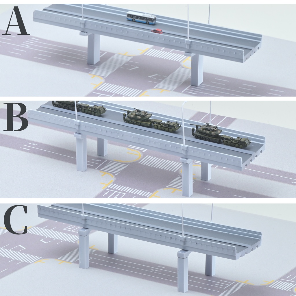 1/700直線高架道路1