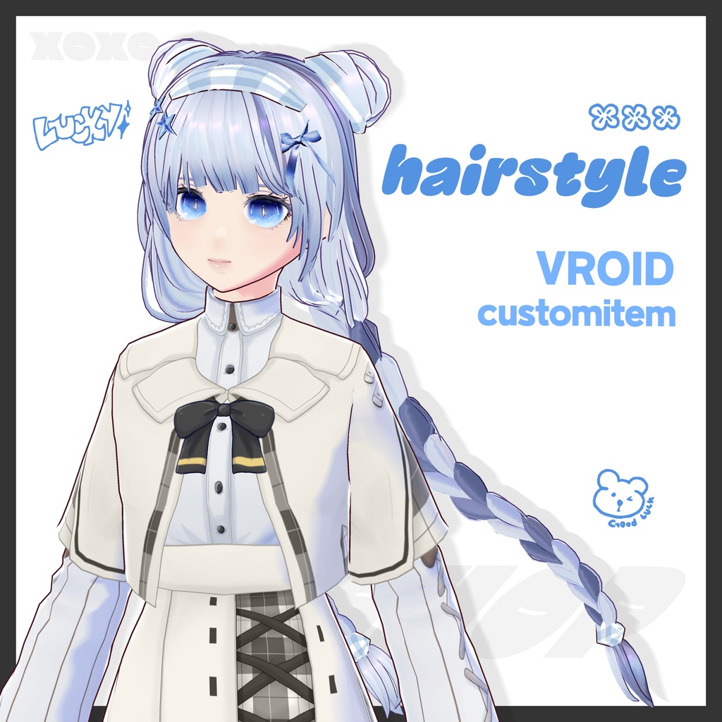 [vroid] BLUE_hair