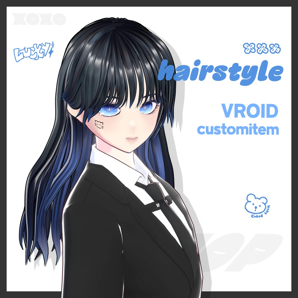 [VROID] Gradation_ hair