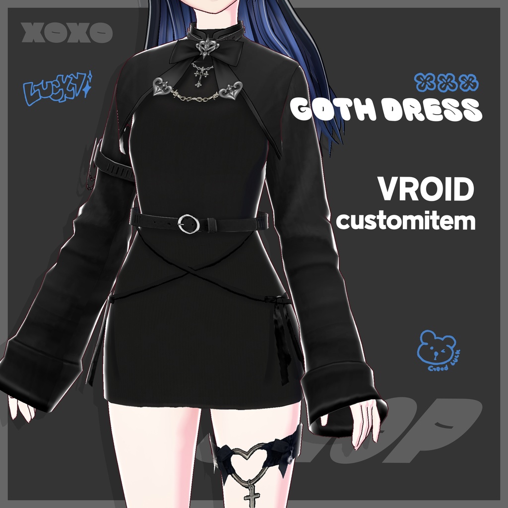 [VROID] ゴスロリ GOTH_DRESS