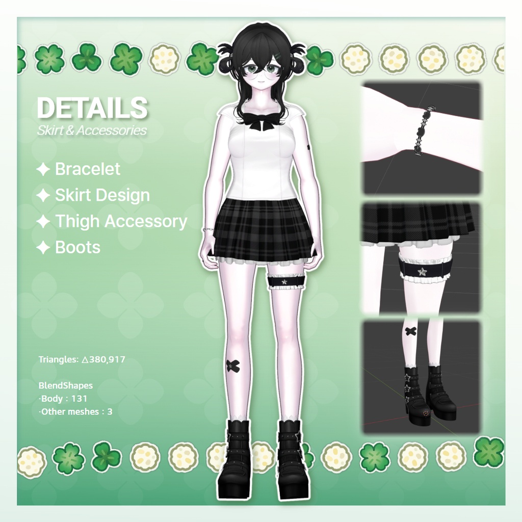 【Original Character】CLOVER (VRC/VRM)