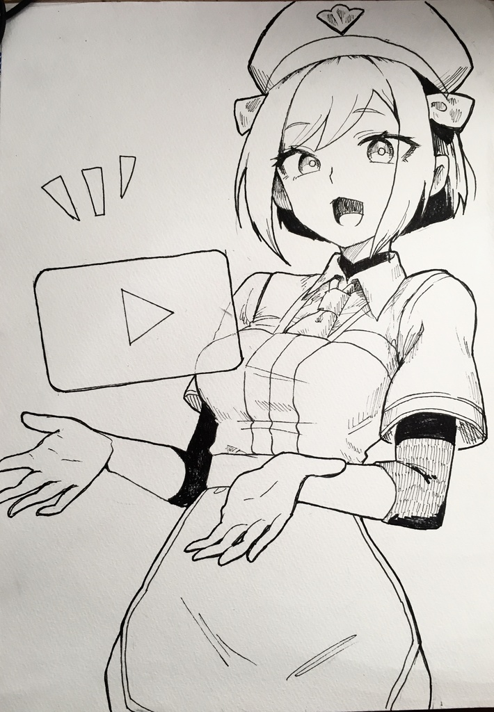 アナログイラスト原画