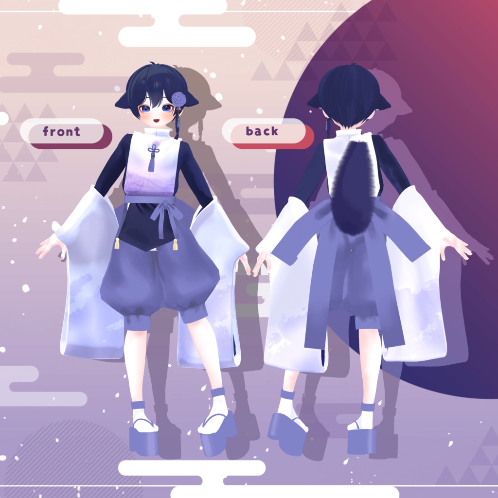 【vrchat想定アバター】義孝-yoshitaka-