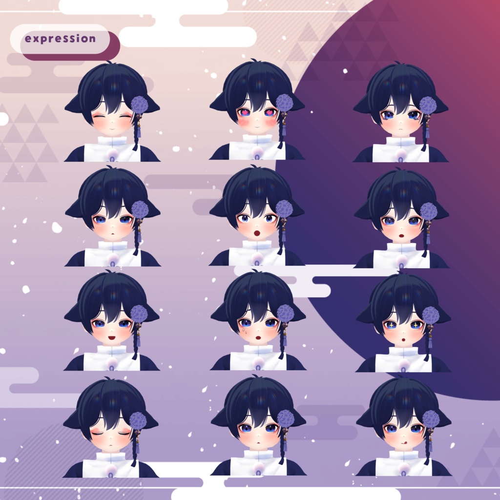 【vrchat想定アバター】義孝-yoshitaka-