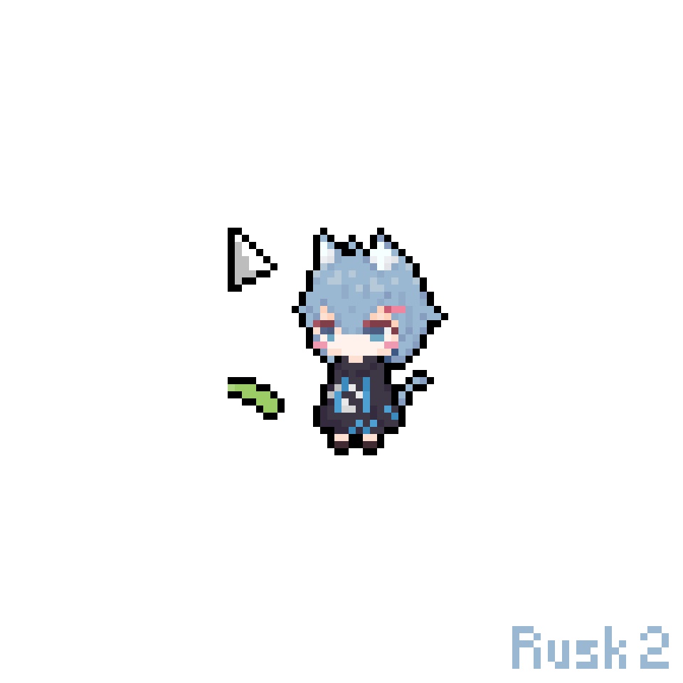 【無料】ラスクちゃんの動くマウスカーソル4種+α 14パターン