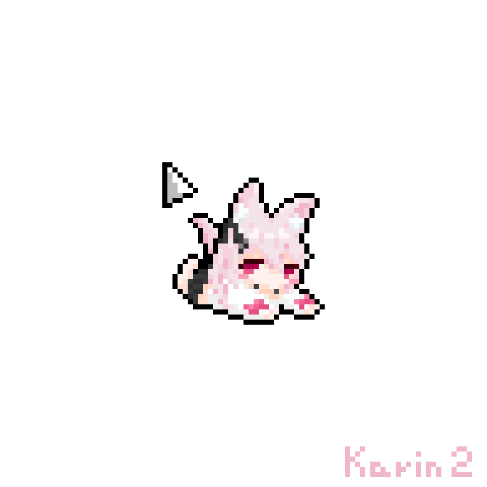 【無料】カリンちゃんの動くマウスカーソル2種×14パターン