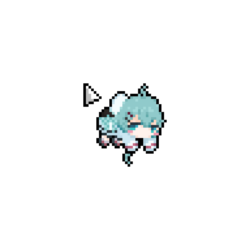 【無料】薄荷ちゃんの動くマウスカーソル1種 14パターン