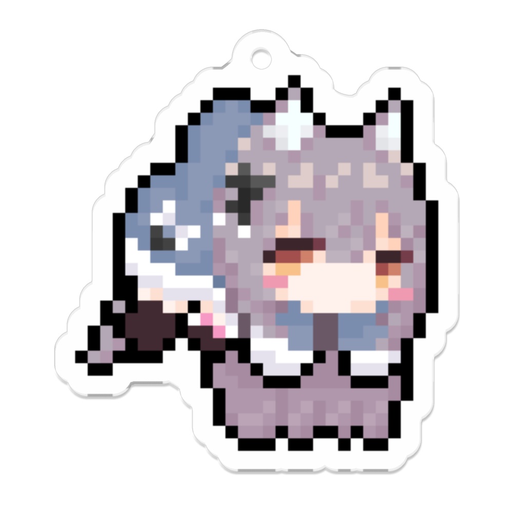 こまどアバターのアクリルキーホルダー