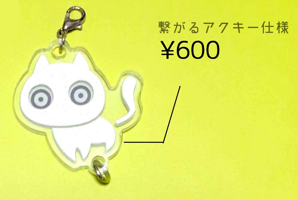 【SCP-040-JP】ねこはみています キーホルダー さなろうねこver.【収デン3】
