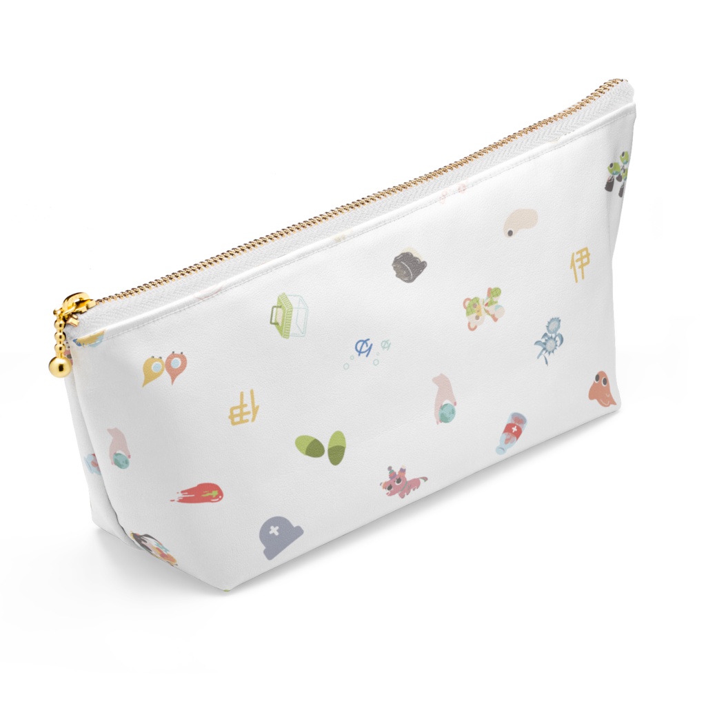 【SCP Foundation】SCiP総柄ポーチ(レザー製)