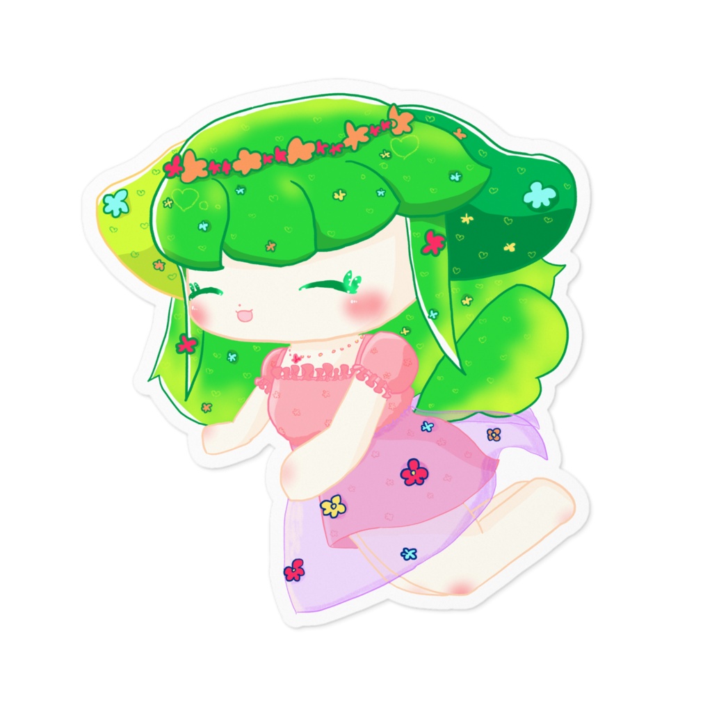 1周年記念グッズおまけシール(ましまし)