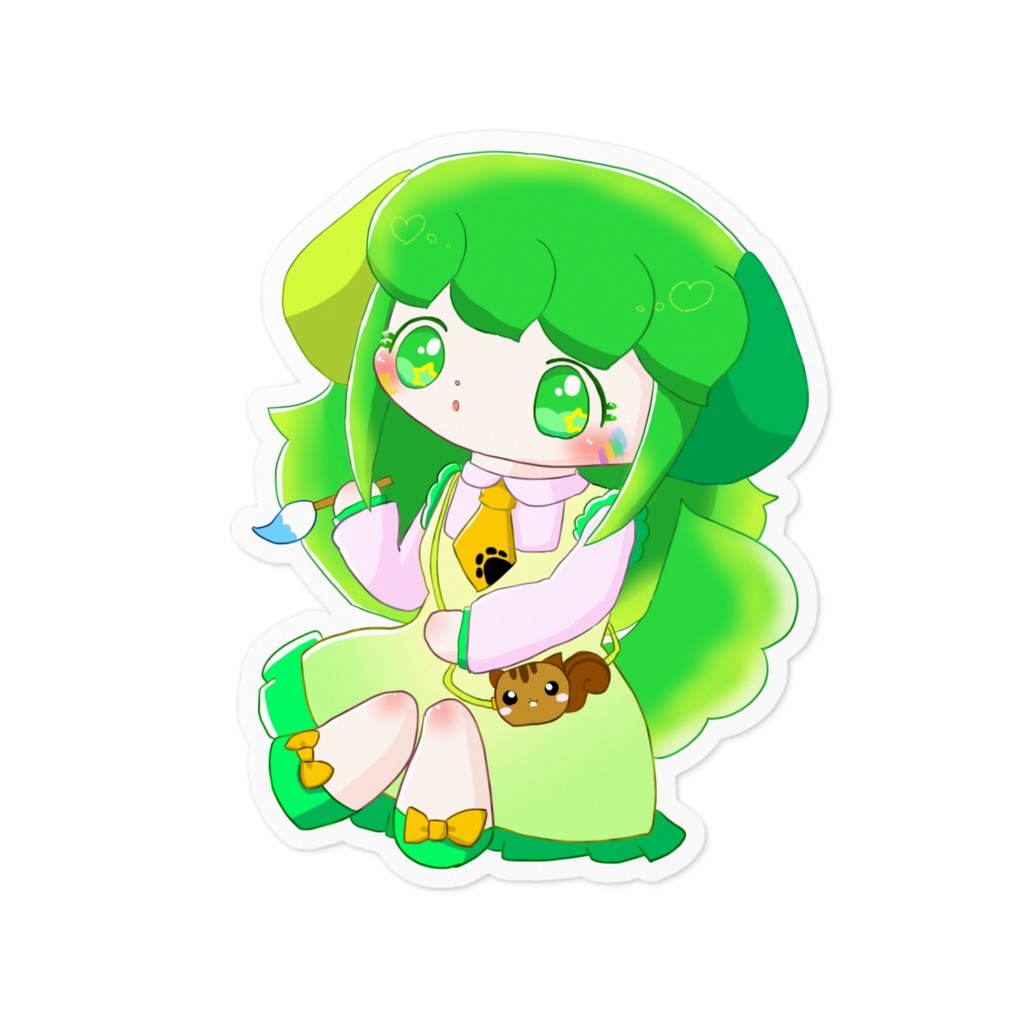 1周年記念グッズおまけシール(ましまし)