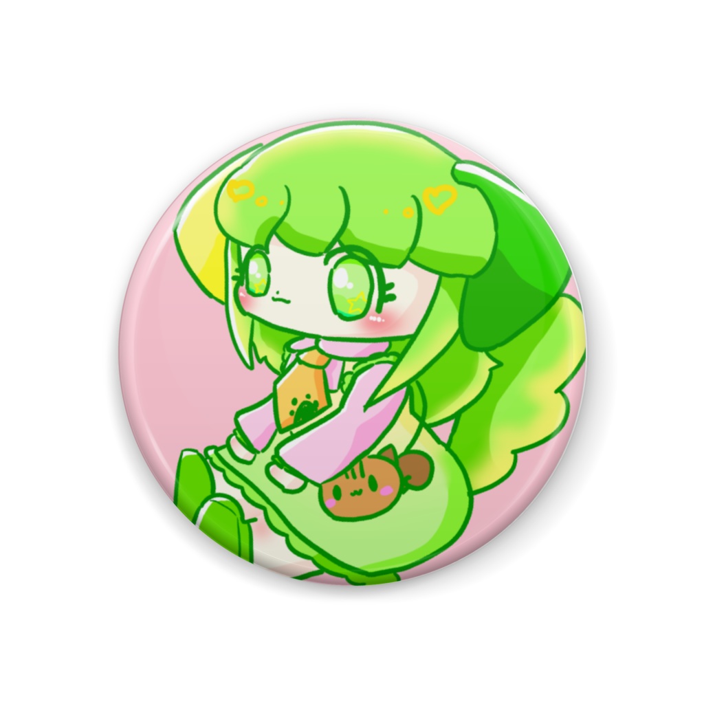 【わかバッチ】おすわりわかば