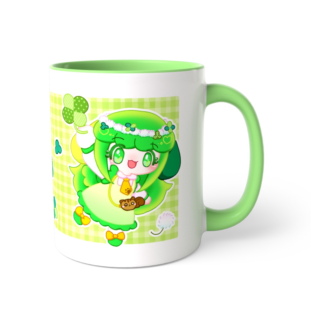 はっぴーわんちわマグカップ