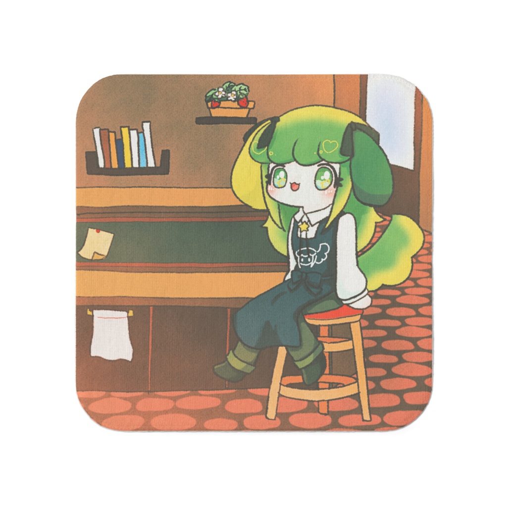 喫茶わんちわタオルハンカチ