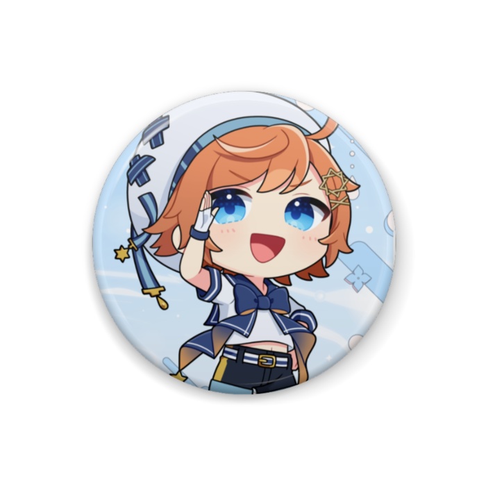 ひな。　2024年夏 缶バッジ B