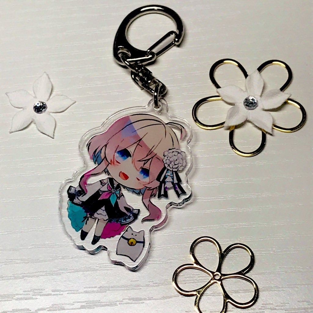 【非公式】花雲くゆり アクリルキーホルダー