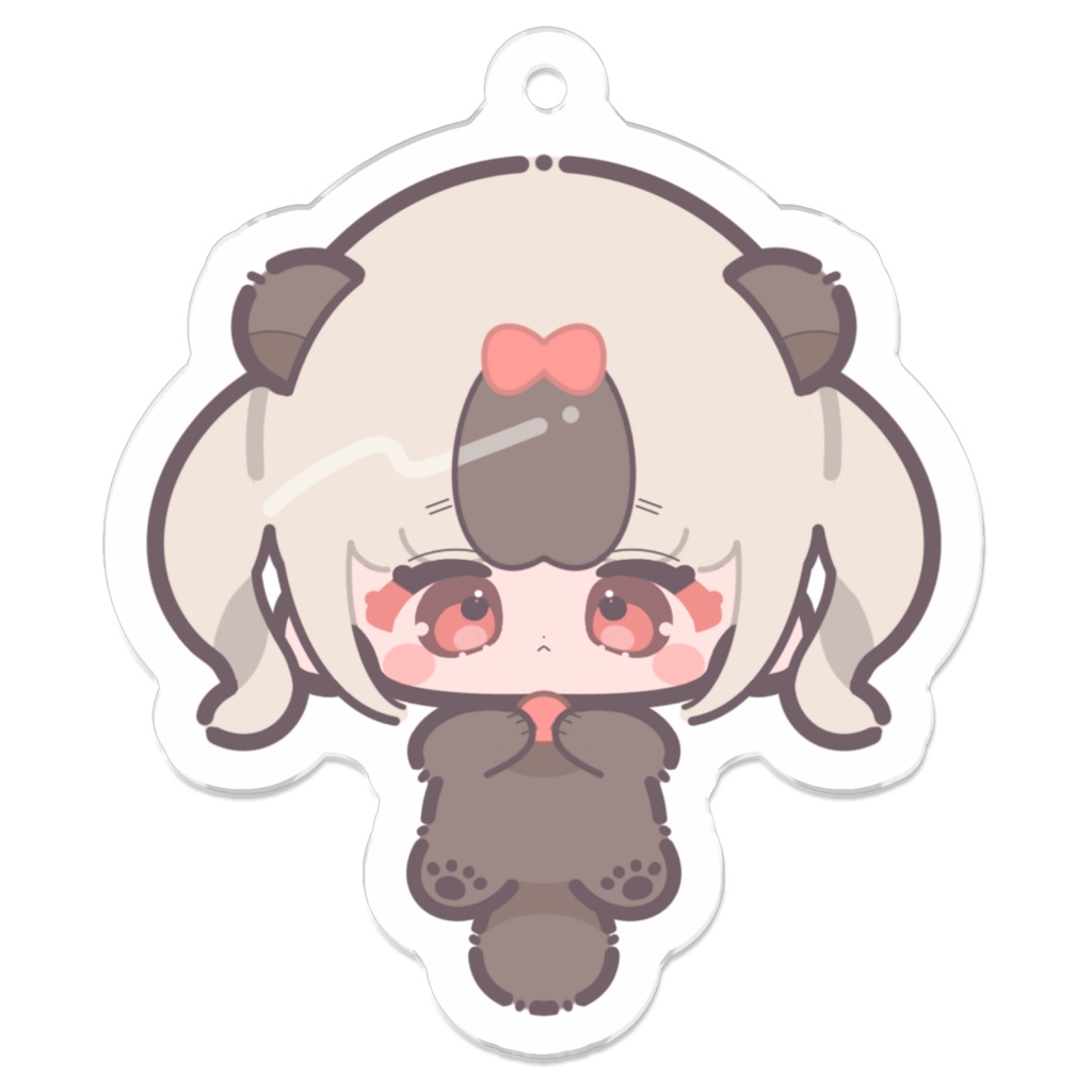 ラッコ人魚アクキー（テスト）