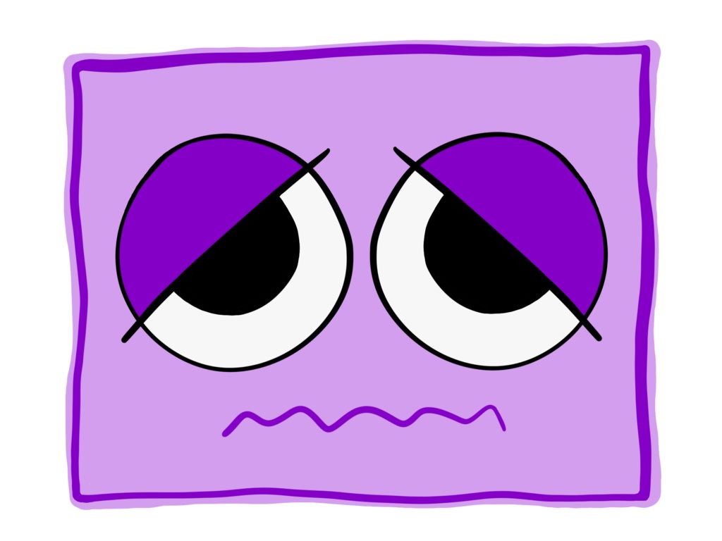 お困りモンスター(パープル)