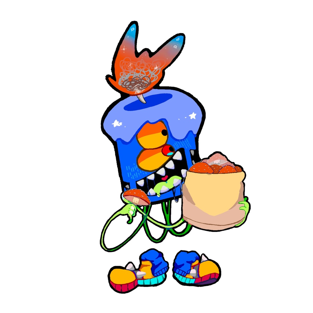 アクリルスタンド(土台デザインあり)【アクリルスタンド【Oc/ドリッド】