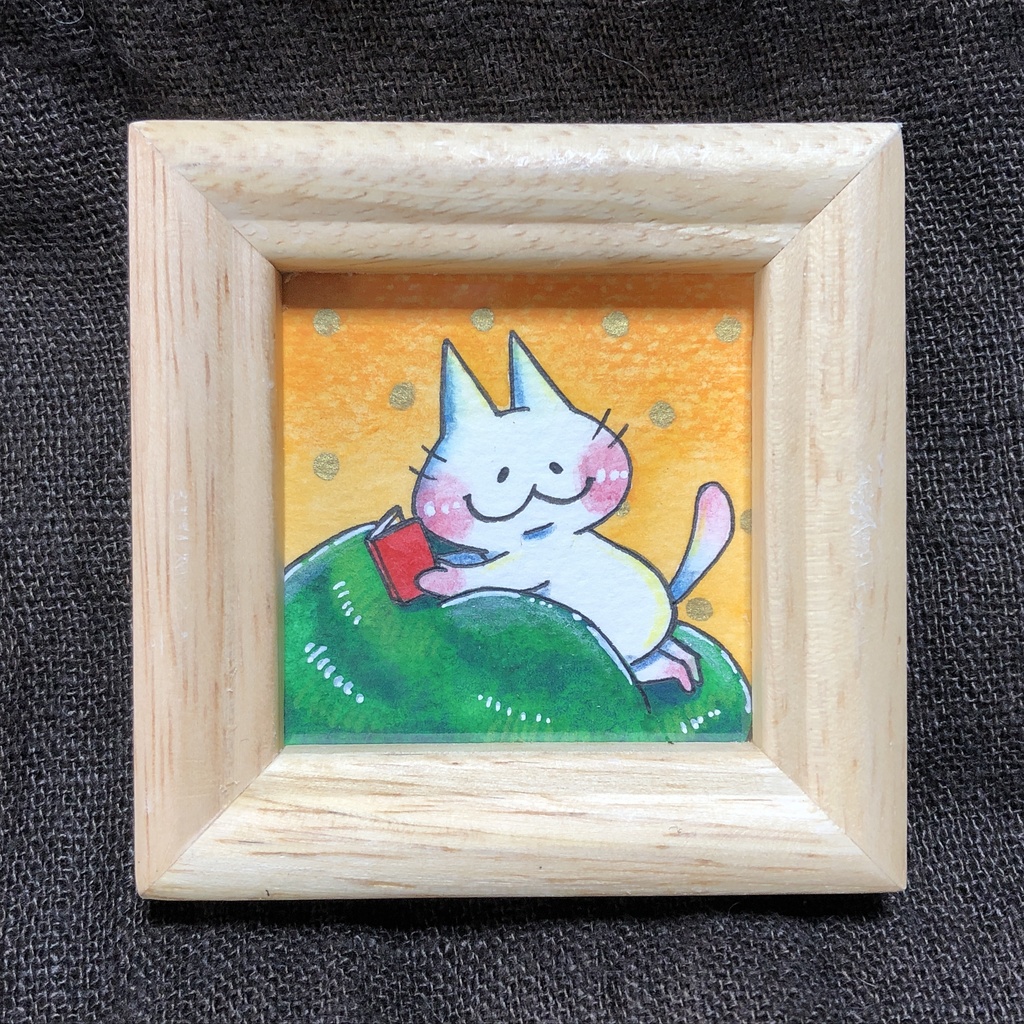 ミニ原画【椅子にまともに座ってないシリーズ】