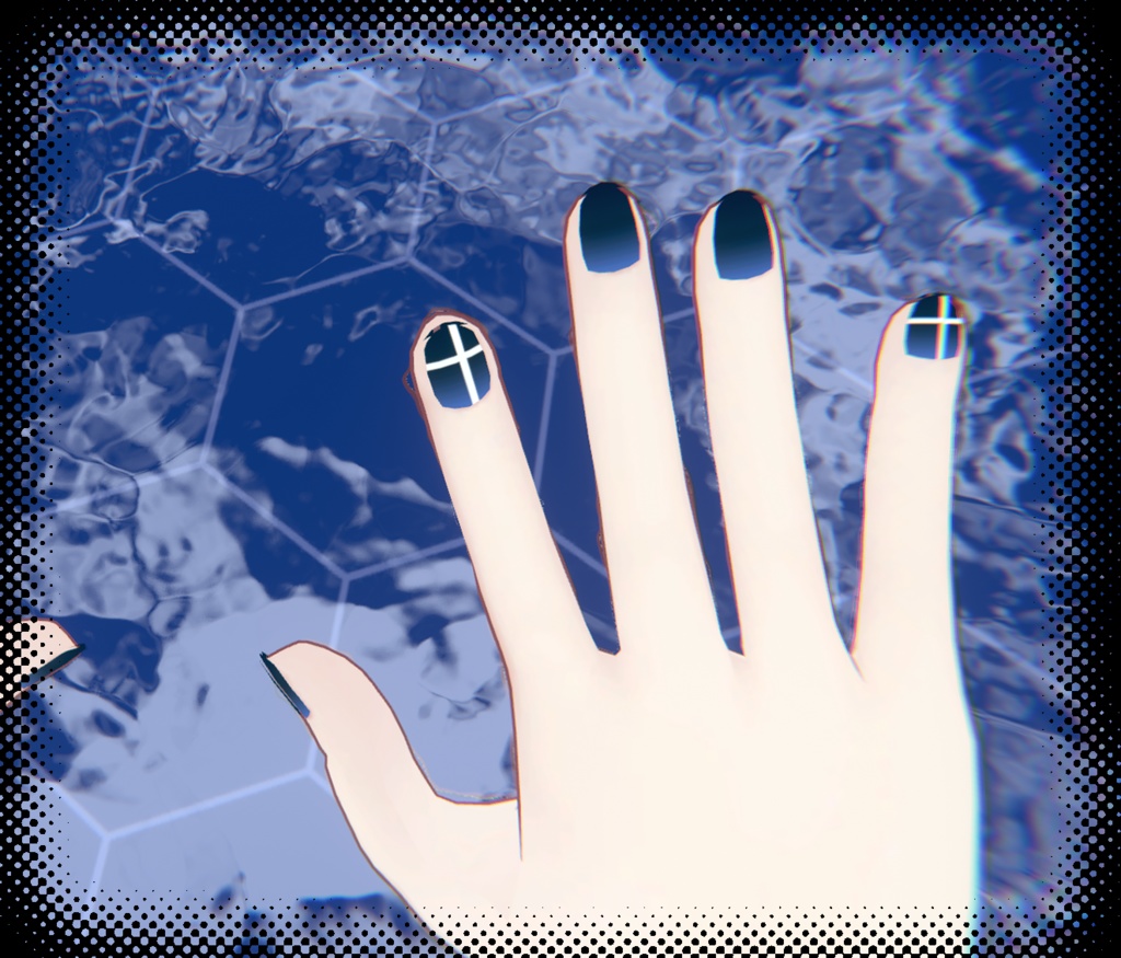 断罪専用ネイルテクスチャ