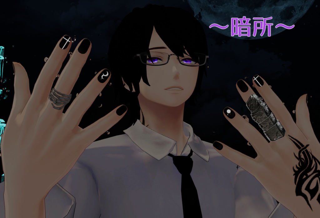 【水瀬専用】パンクネイルテクスチャ