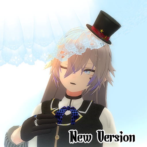 【VRCアバター用】スターミニハット【アクセサリー】