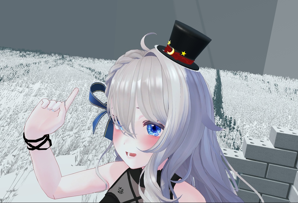 【VRCアバター用】スターミニハット【アクセサリー】