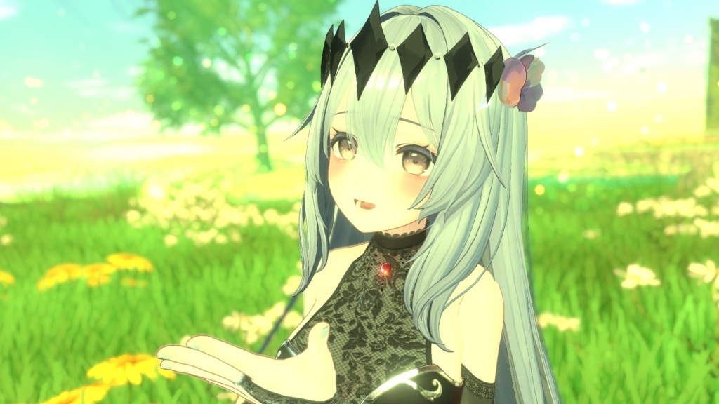 【VRC想定】Crystal Circlet