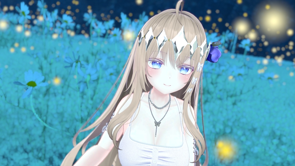 【VRC想定】Crystal Circlet