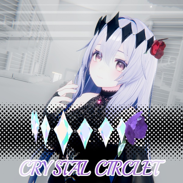 【VRC想定】Crystal Circlet