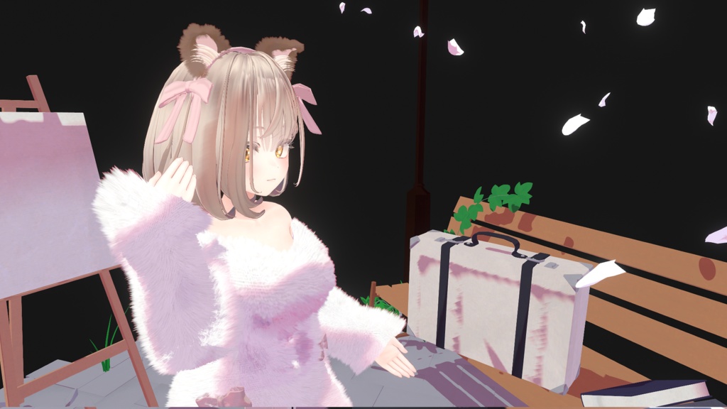 【VRC想定】犬耳カチューシャ