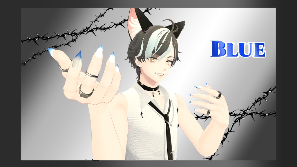 【狛乃対応】メタリックネイル【MA対応】