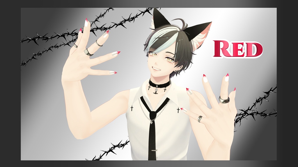 【狛乃対応】メタリックネイル【MA対応】