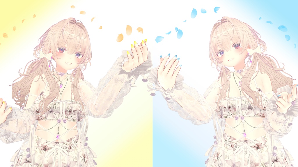 萌対応【フラワーネイルチップ】MA対応