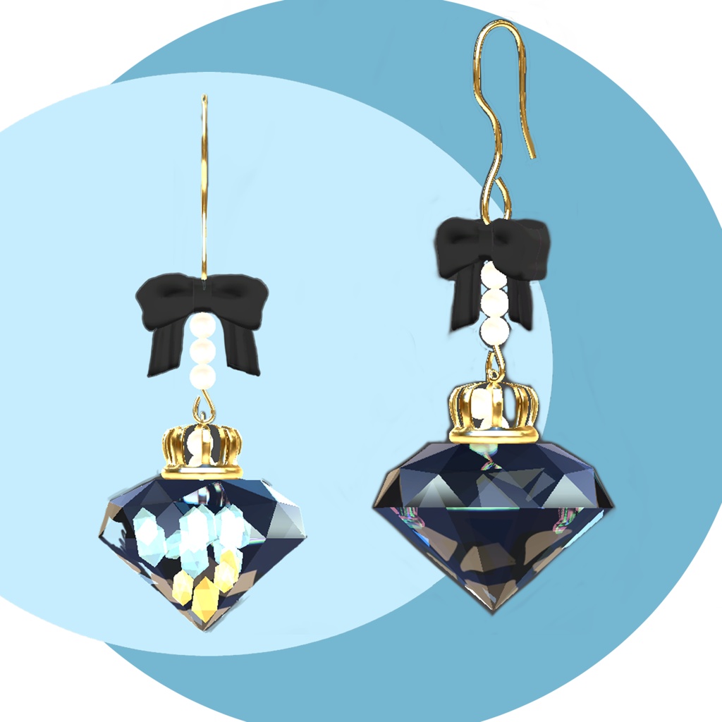 【Free】CrystalClown【ピアス】