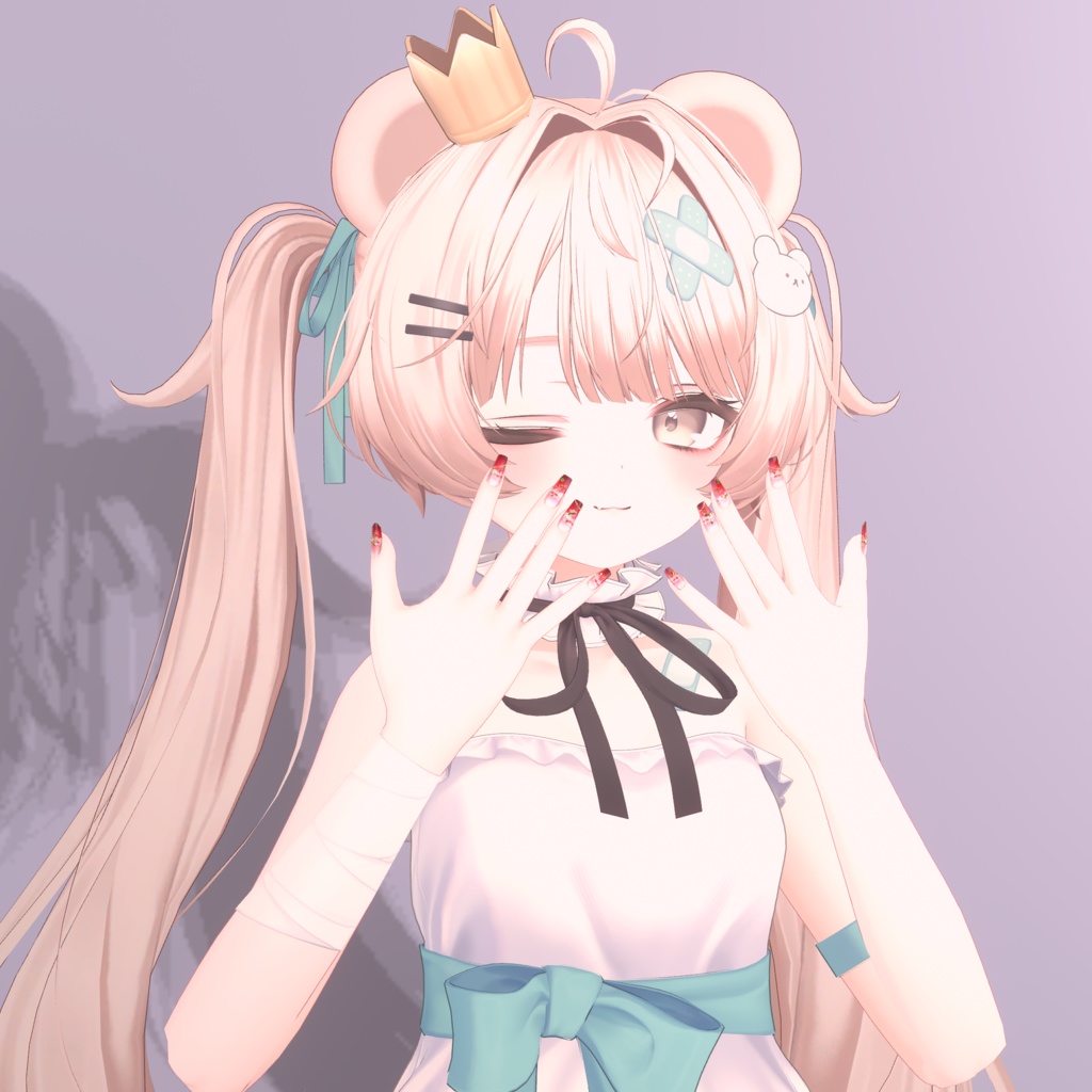 【5アバター】MoonDropネイル【MA対応】