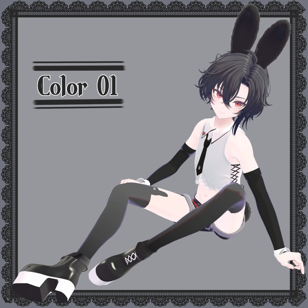 【2アバター対応】ウサギのNightParty