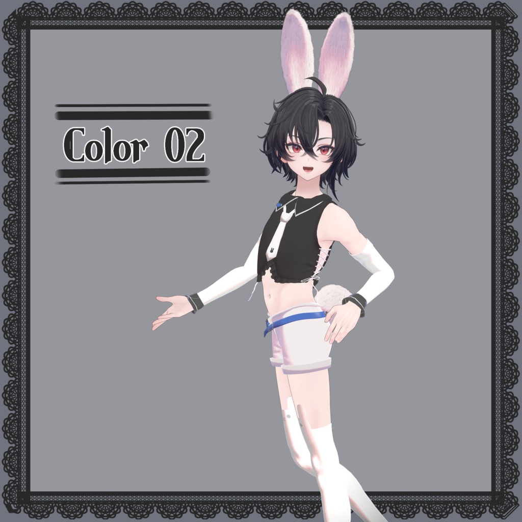 【2アバター対応】ウサギのNightParty