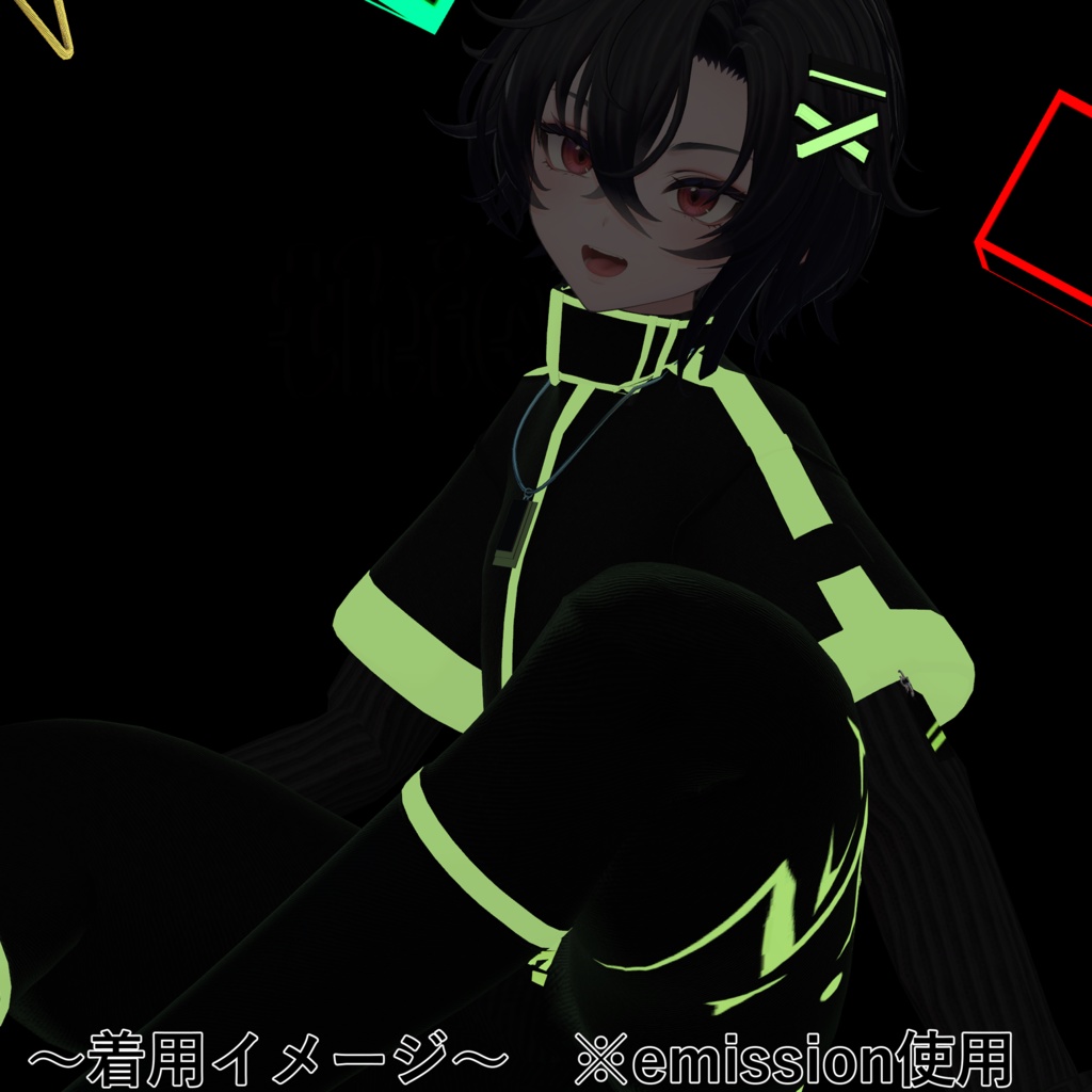 【+Head_衣装】CyberNeon【墨惺、カルネ】