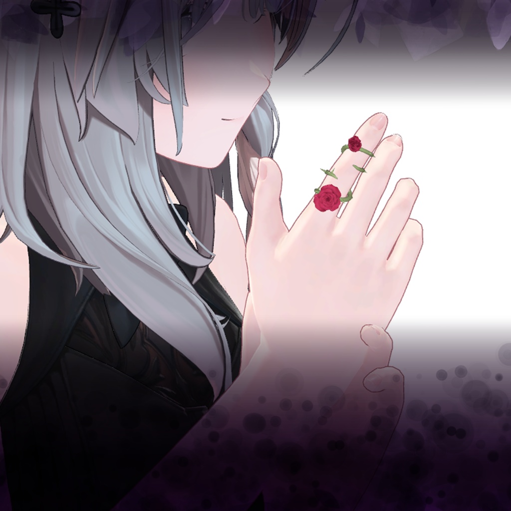 【VRC想定】Elegant Rose Ring【指輪】