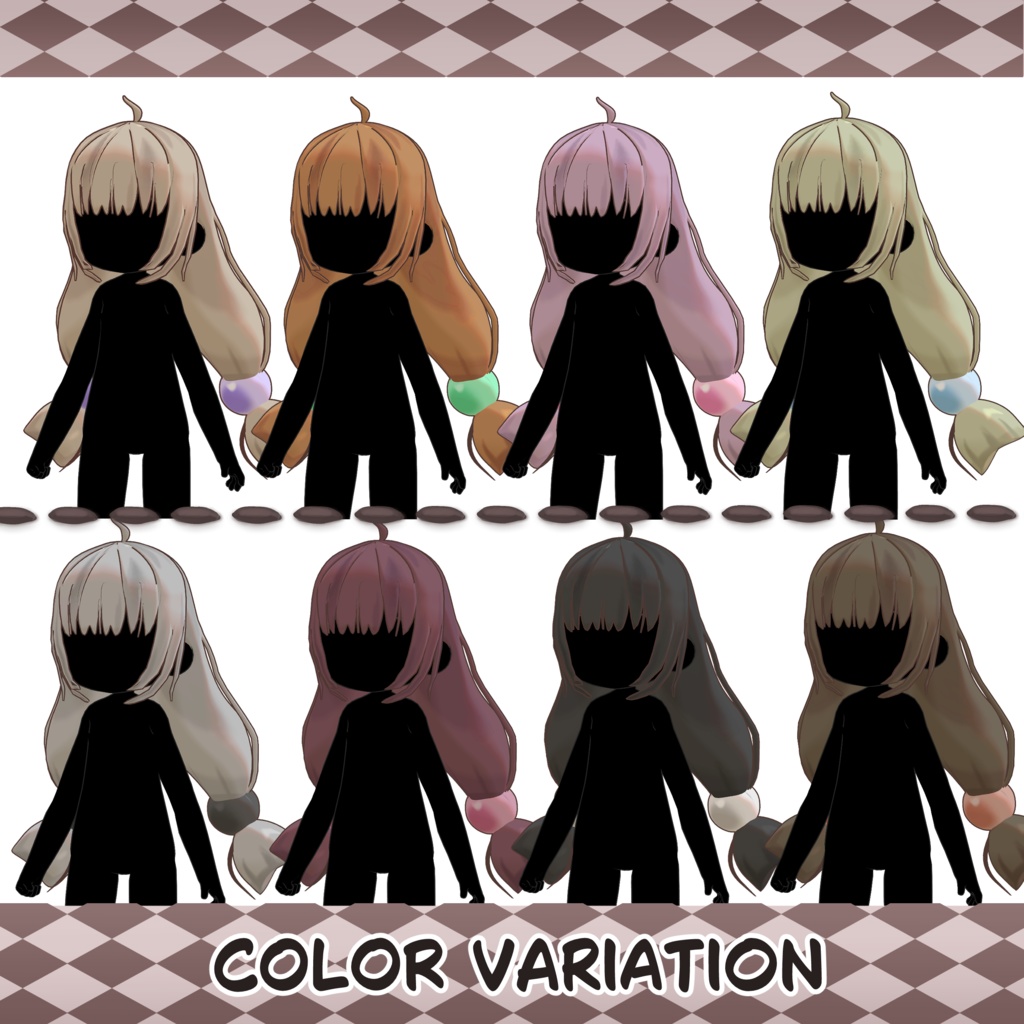 【2アバター】LowTwintailsHair