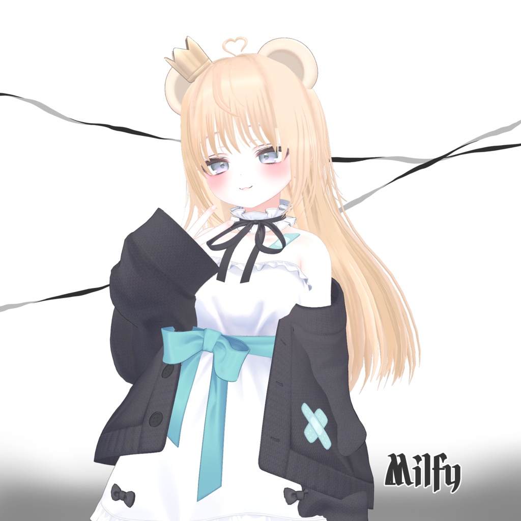 【5アバター】SmoothHair【MA対応】