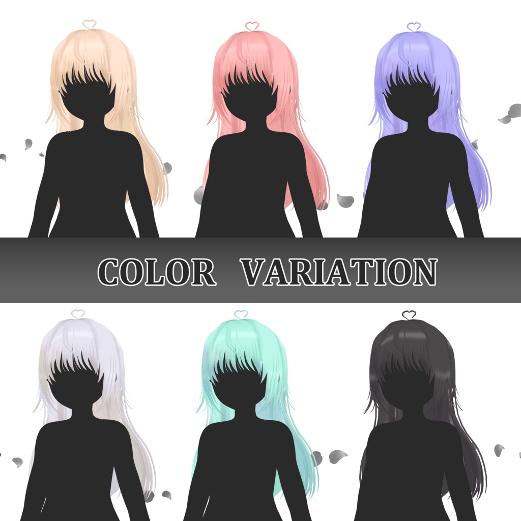 【5アバター】SmoothHair【MA対応】