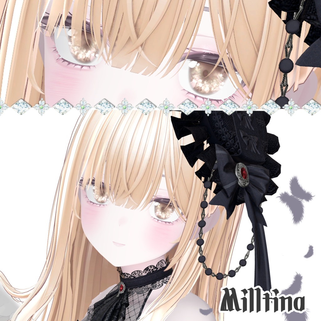 【4アバター】JewelryEyes【瞳テクスチャ】