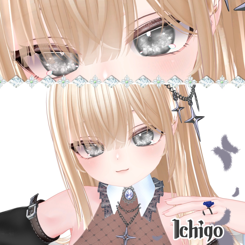 【4アバター】JewelryEyes【瞳テクスチャ】