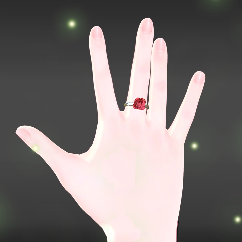 【VRC】GothicRoseRing【指輪】