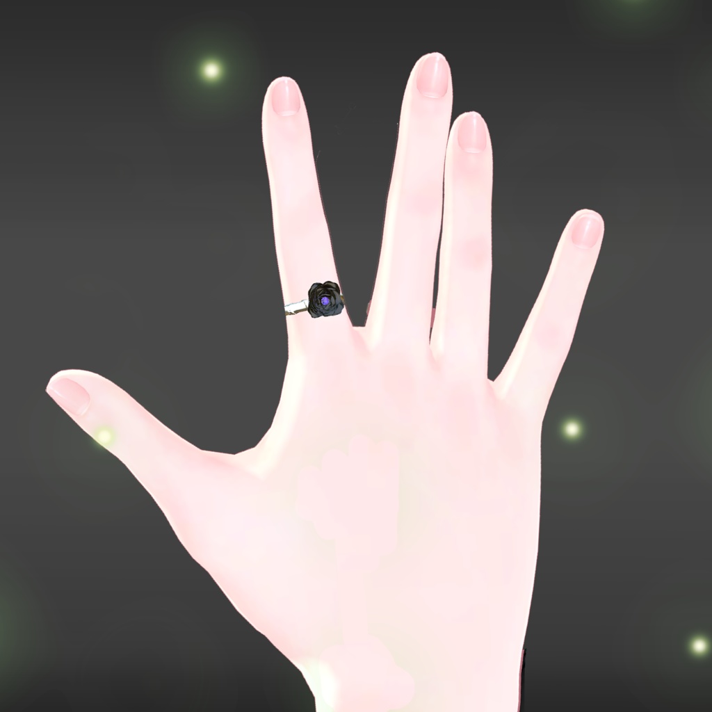 【VRC】GothicRoseRing【指輪】