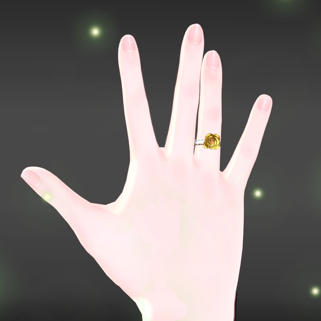 【VRC】GothicRoseRing【指輪】